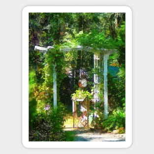 Gardens - Hidden Garden With Clock Sticker